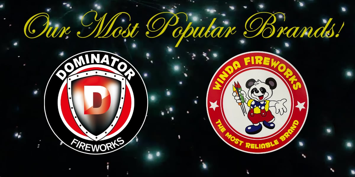 Get Dominator and Winda Fireworks at  Captain Boom