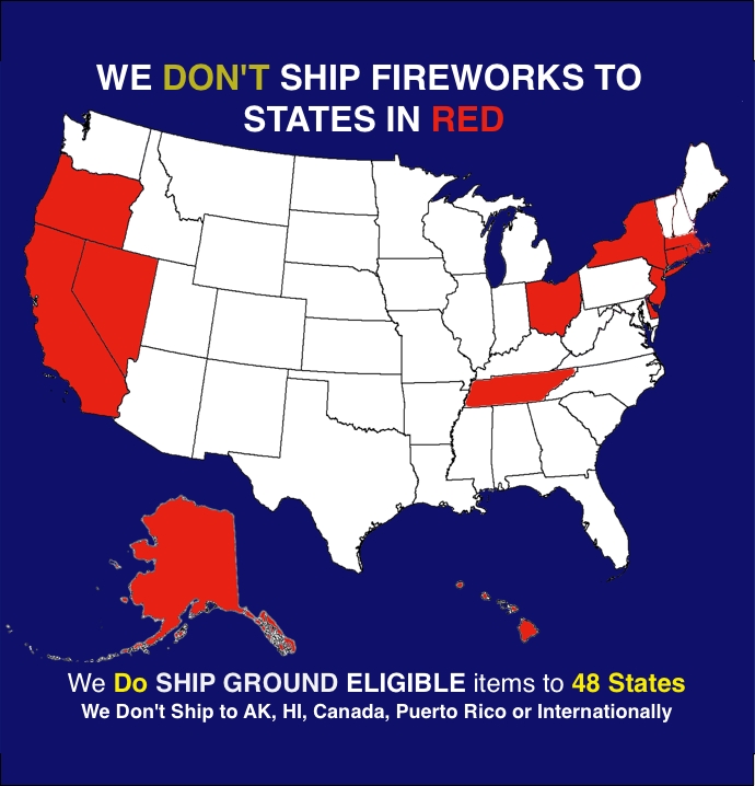 Online Fireworks Shipped To Your State