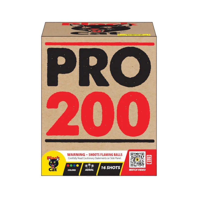 Black Cat Pro 200 | Captain Boom Fireworks
