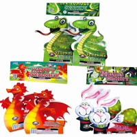 Magic Bunny/Venomous Snake/Happy Dinosaur