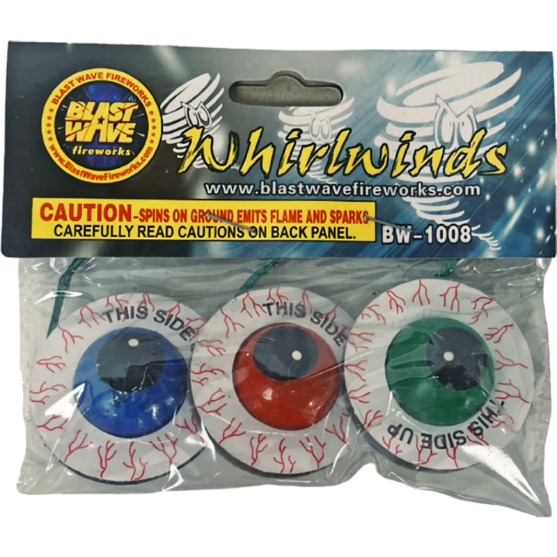 Whirlwinds Spinner 3 pack | Captain Boom Fireworks