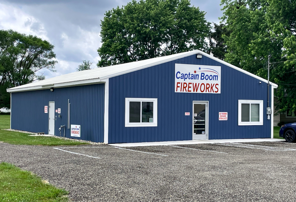 Captain Boom Fireworks Store In Gobles, Michigan