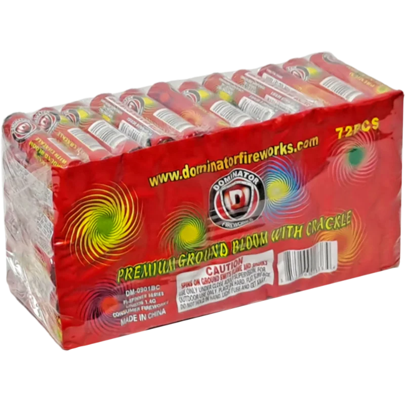 Premium Ground Bloom Flower With Crackle | Captain Boom Fireworks