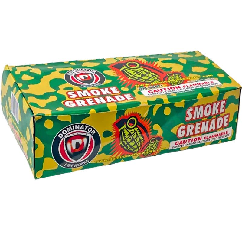 White Smoke Grenades - Buy Online at Captain Boom Fireworks