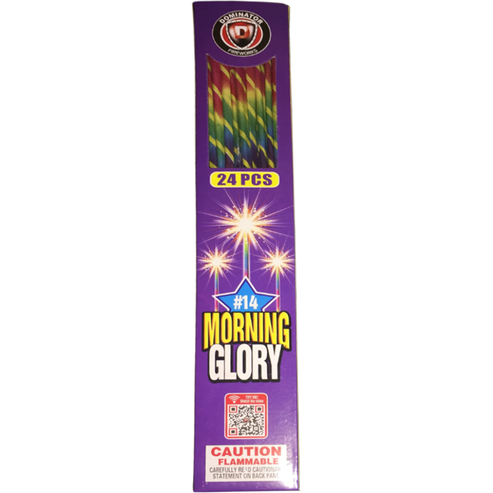 14 Morning Glory Sparkler - Captain Boom Fireworks