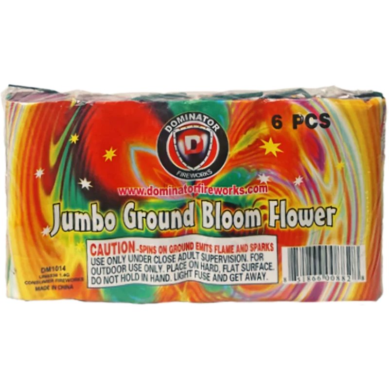 Jumbo Ground Bloom (Single) | Captain Boom Fireworks