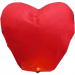 Sky Lantern Heart