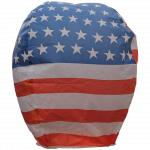 Sky Lantern American Flag