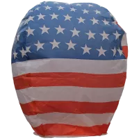 Sky Lantern American Flag