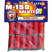 M-150 Salute Firecrackers - 12 Pack