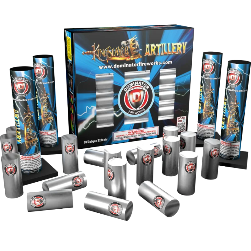 Kingslayer 60g Artillery - 18 Shot | Captain Boom Fireworks