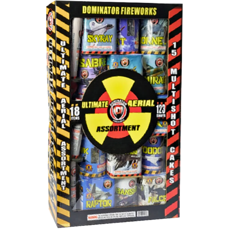 ファイヤー 3枚まとめ売り Ultimate Aerial Assortment | Captain Boom Fireworks