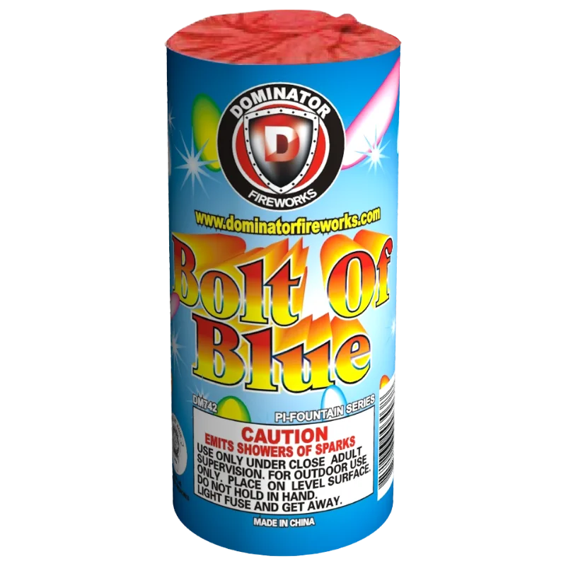 Bolt Of Blue Fountain | Captain Boom Fireworks