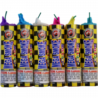 Mega Smoke - 6 Pack - Assorted Color