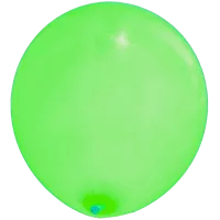 L.E.D. Balloons - 5 Pack Green