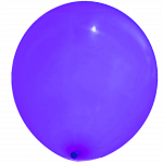 L.E.D. Balloons - 5 Pack Purple