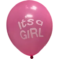 Gender Reveal - 12 Inch  Pink Balloons