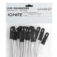IGNITE Clip-On Igniters 6m  - 25 Pack
