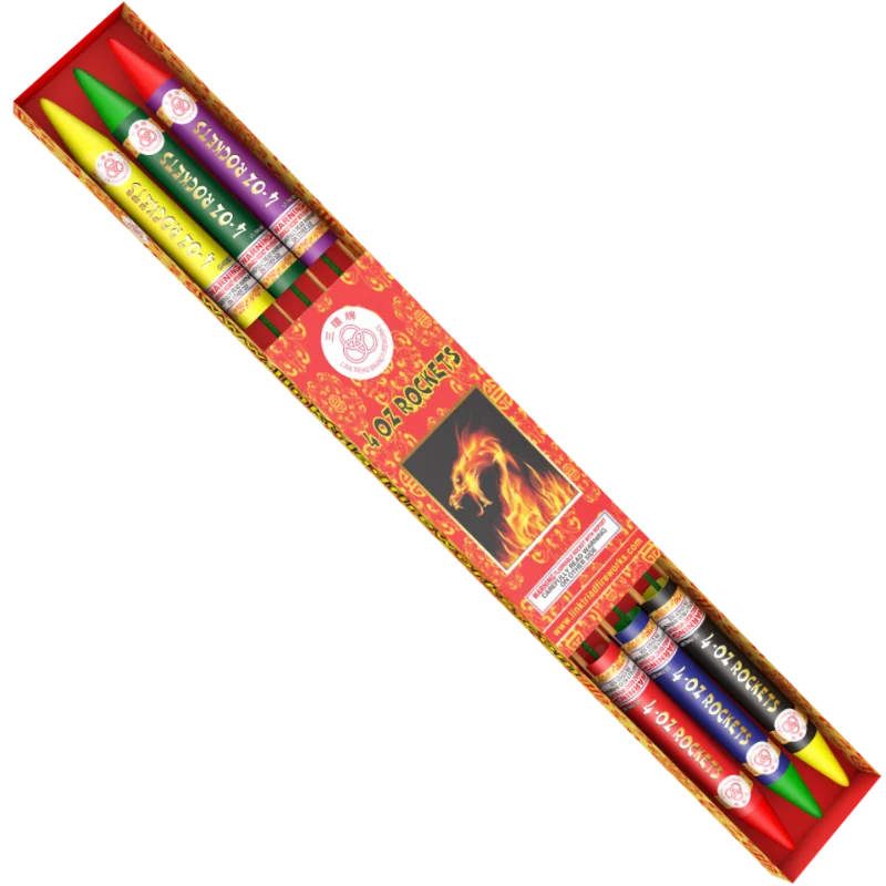 Fire Dragon 4oz Rocket - Link Triad Fireworks