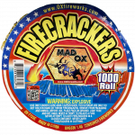 Mad Ox Color Paper Firecrackers - 1,000 Roll