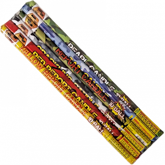 Mad Ox 10 Ball Magical Roman Candle | Captain Boom Fireworks