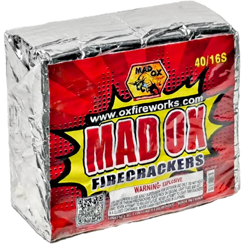 Mad Ox Firecracker Half Brick | Captain Boom Fireworks