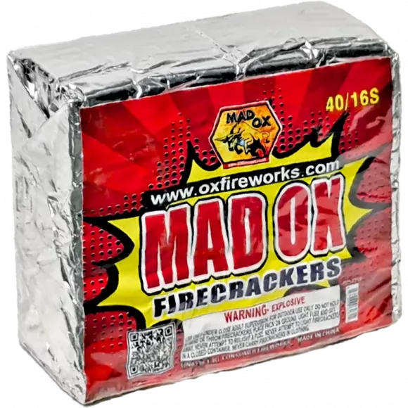 Mad Ox Firecracker Half Brick | Captain Boom Fireworks