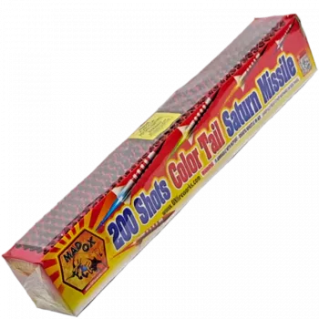 Crackling Saturn Missile Battery- Shogun | Captain Boom Fireworks