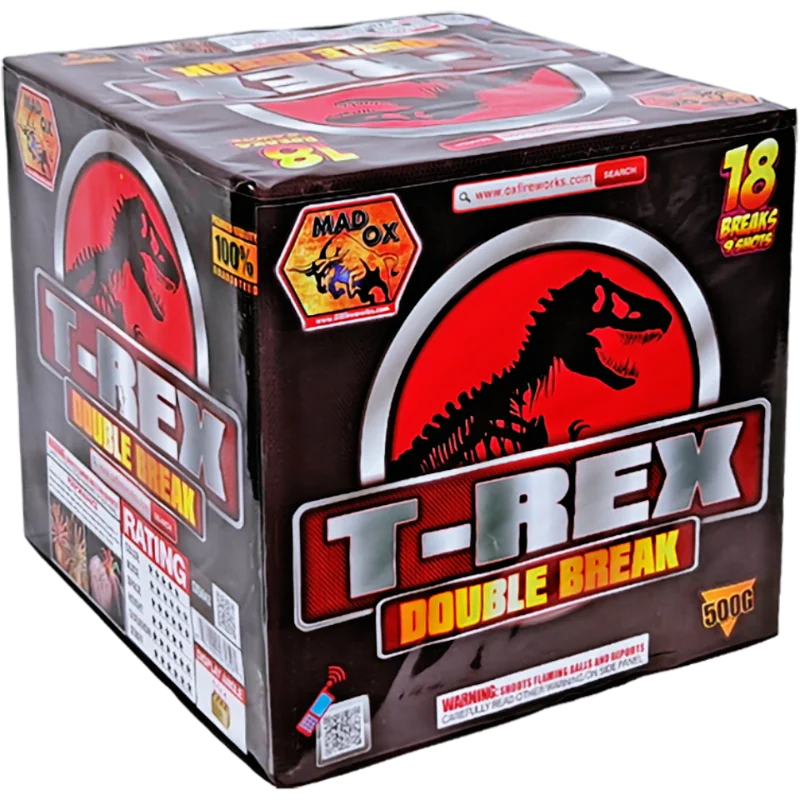 T-Rex - 500 Gram Fireworks Cake | Captain Boom Fireworks