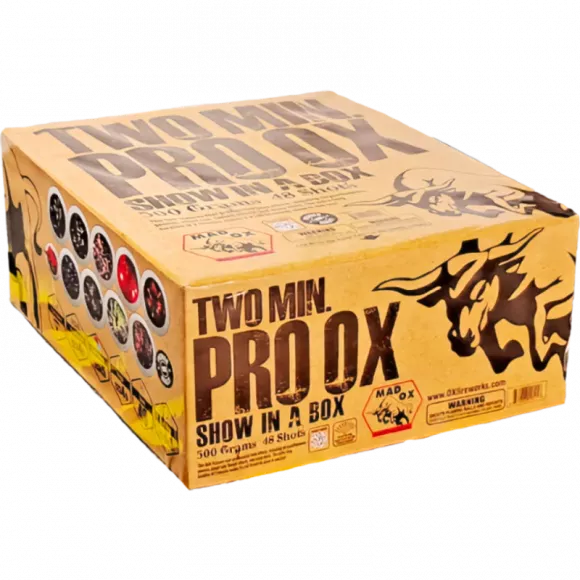 2 Min Pro Ox Show In A Box | Captain Boom Fireworks