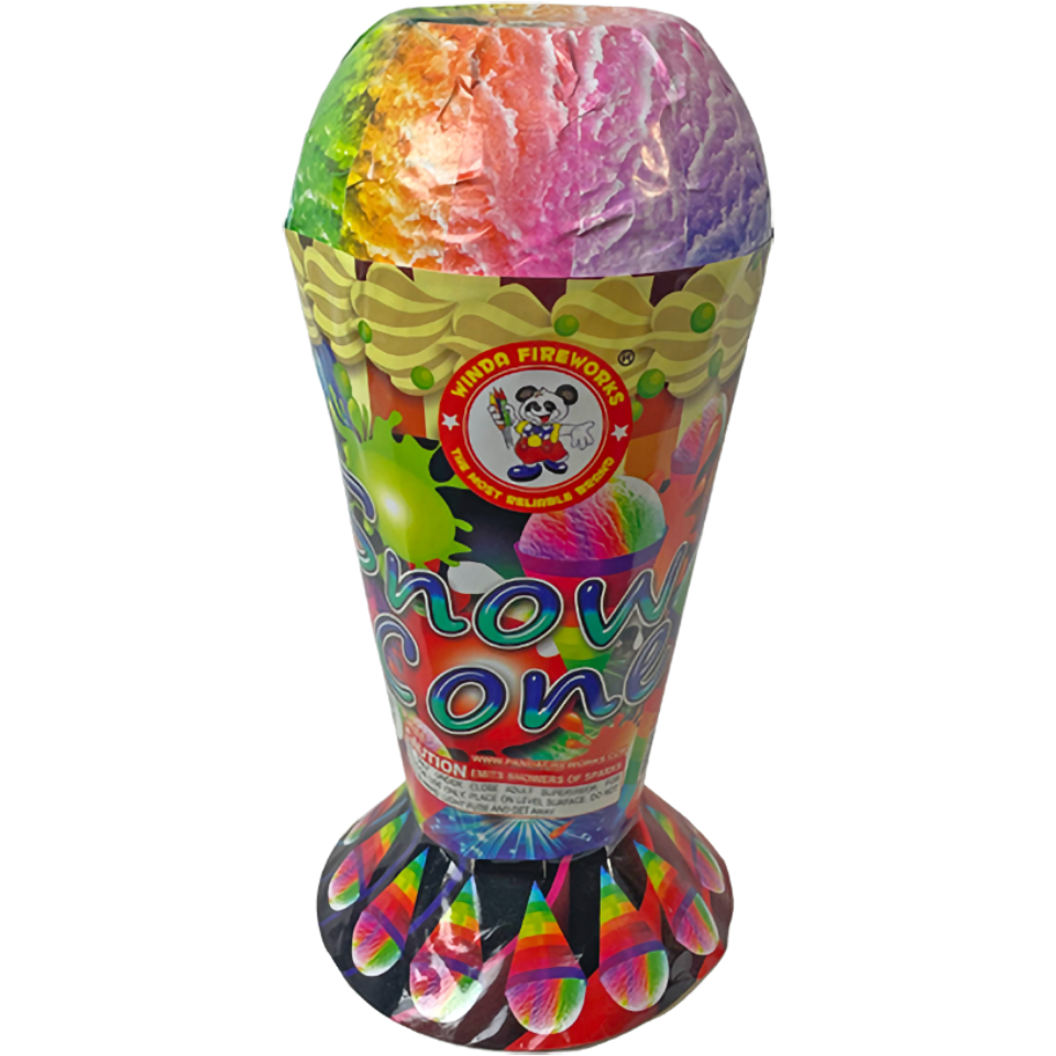 Snow Cone Fountain | Winda Brand | Captain Boom Fireworks Snow Cone Fountain | Winda Brand | Captain Boom Fireworks