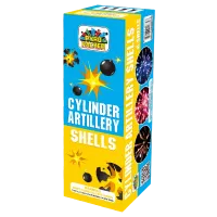 Mini Cylinder Artillery Shells - 6 Pack