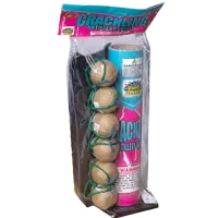 Crackling Artillery Shells Poly Bag - 6 Pack