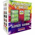 Pyro Packed 5 Inch Artillery Shells