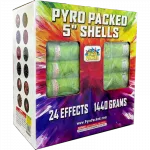 Pyro Packed 5 Inch Artillery Shells