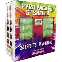 Pyro Packed 5 Inch Artillery Shells