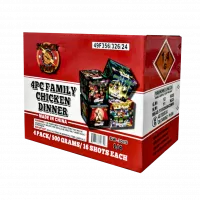 4PC Family Chicken Dinner - Color Case Assortment