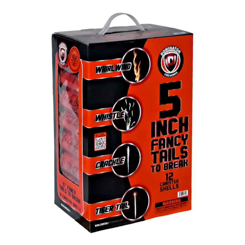 Fancy Tails Artillery Shells | Captain Boom Fireworks