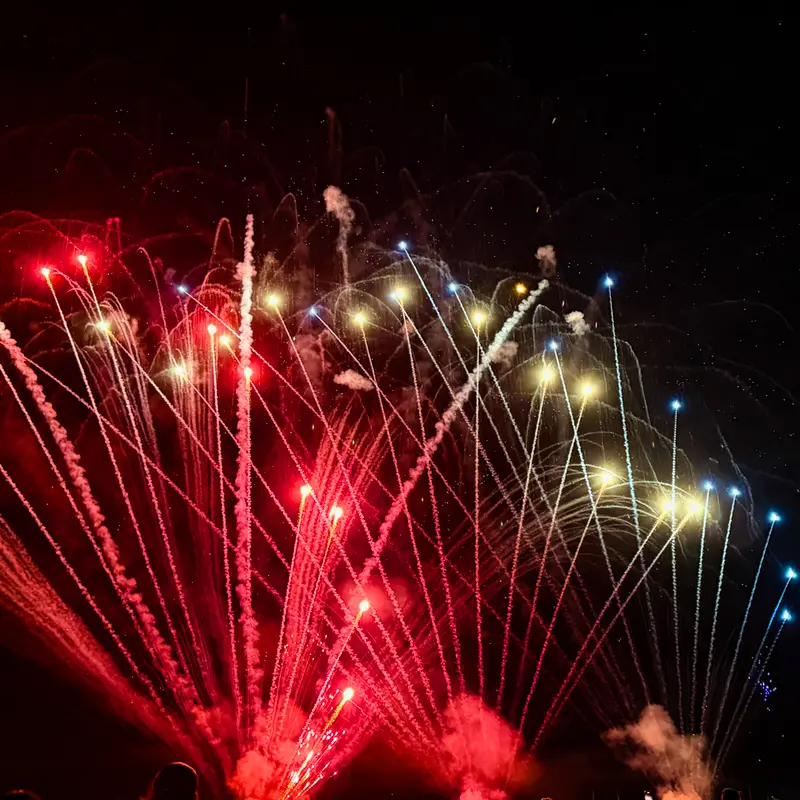 Mardi Gras Fireworks Image