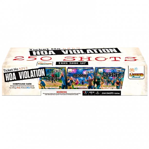 HOA Violation | Captain Boom Fireworks